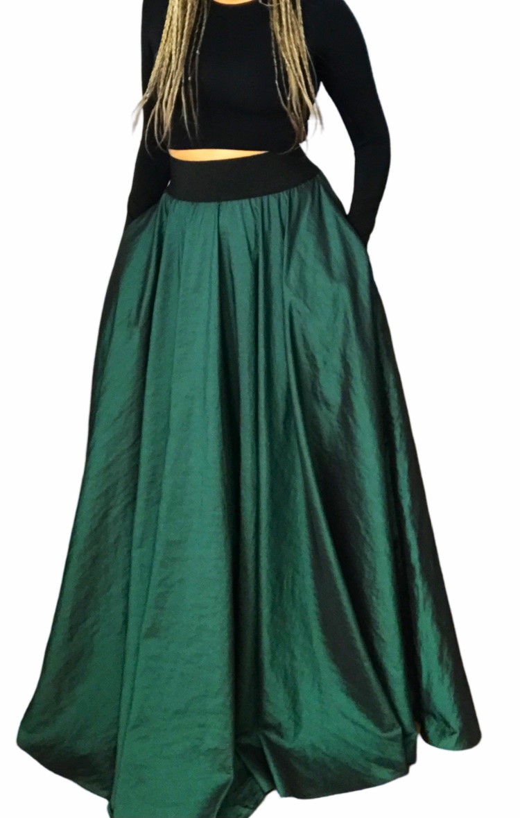 Dlouhá společenská sukně BOROS SK-L-GRE010